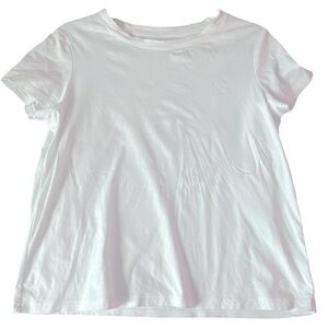 Motf shein high quality 100% cotton womens white tee shirt m
